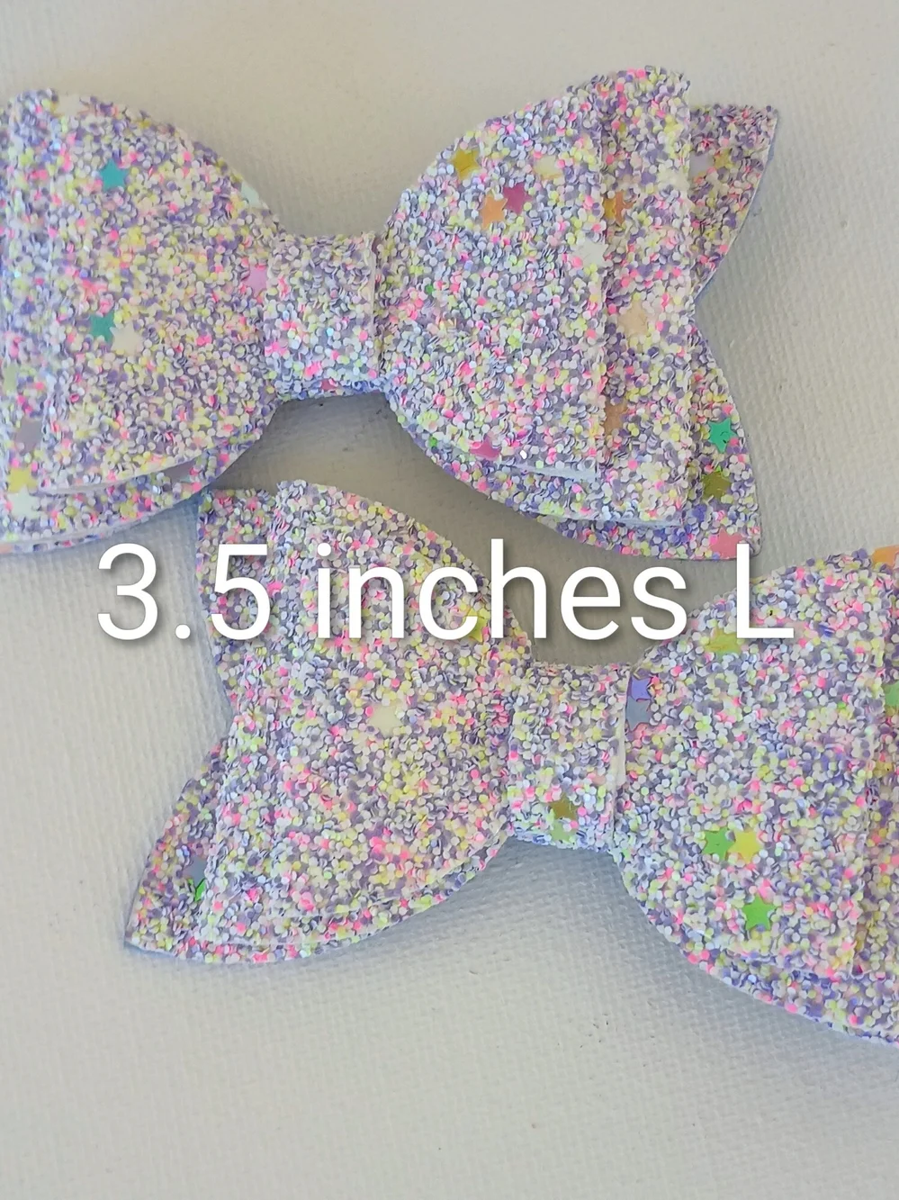 Lavender Girls Hair Bow and Clip Gift Set (5 Pieces)